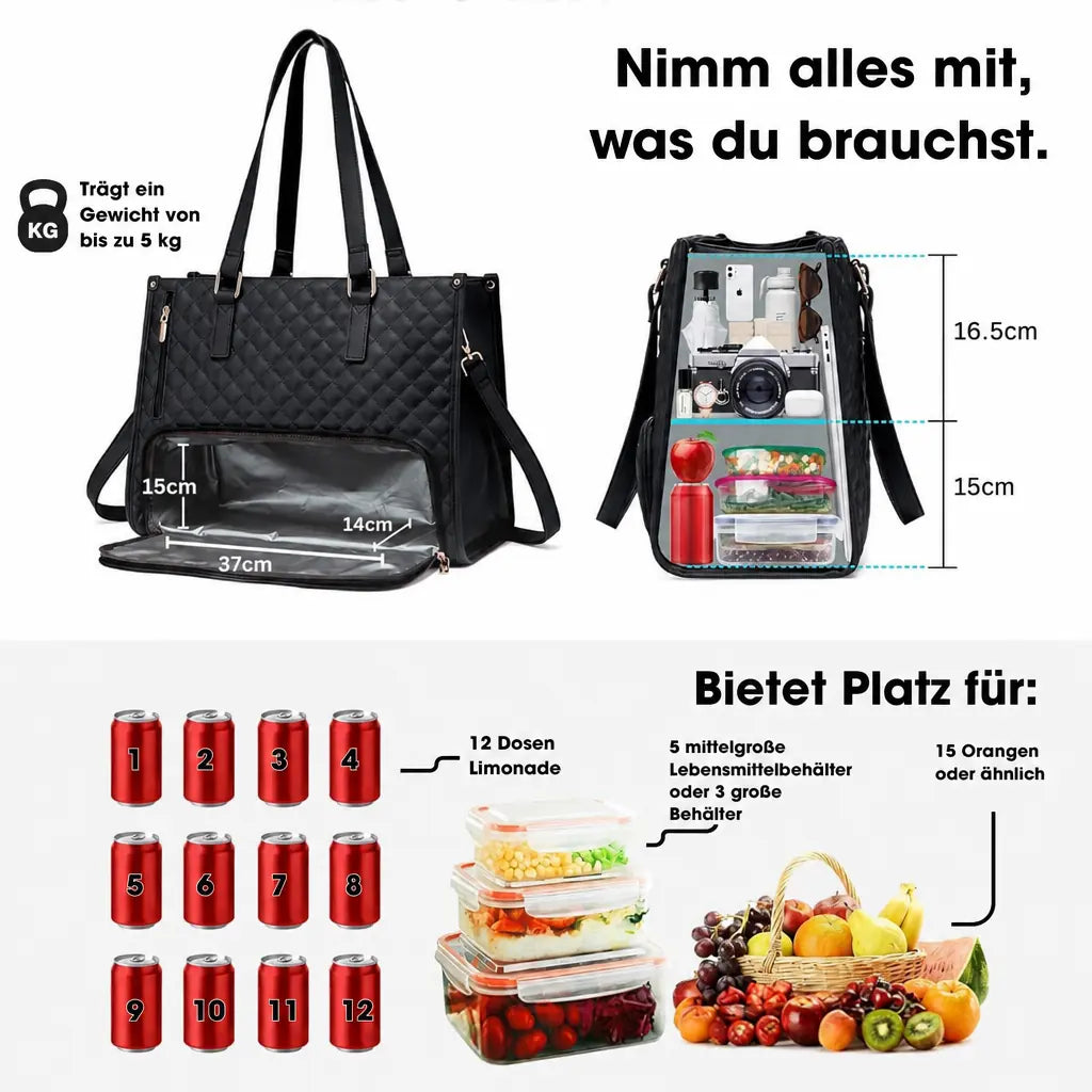 3-in-1 Tote – Elegant & Geräumig